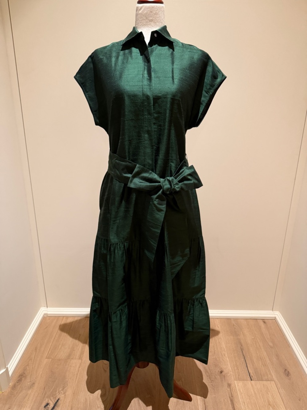 ANN MASHBURN Sophia Silk Maxi Dress